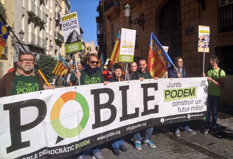 Lee más sobre el artículo Poble Democràtic exige una mejor financiación para el pueblo valenciano