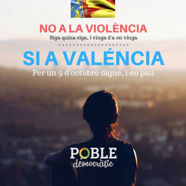 Read more about the article NO a la violència, SI a Valéncia