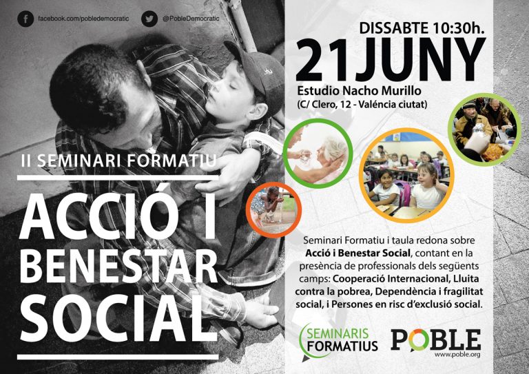 Read more about the article II Seminari Formatiu – Acció i Benestar Social
